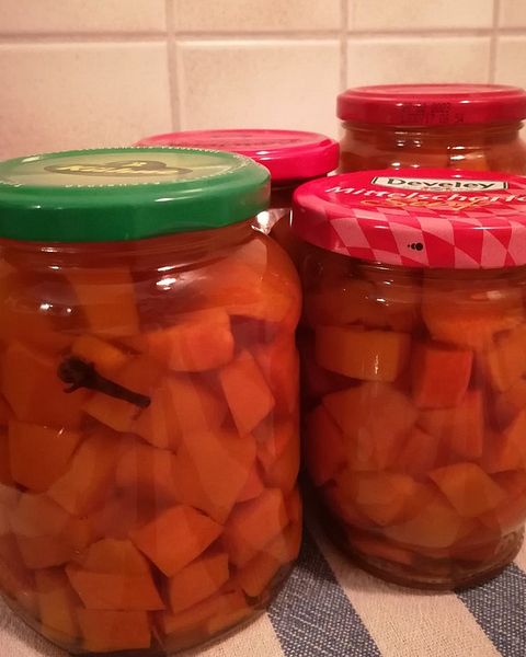 Eingelegter Kürbis süß - sauer von lambadaking