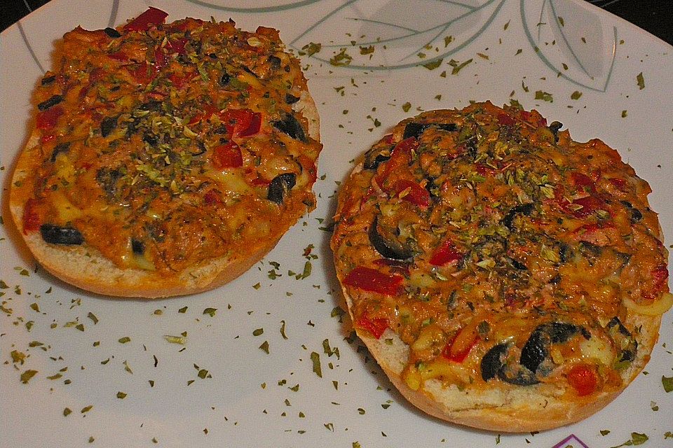 Thunfisch - Pizzabrötchen