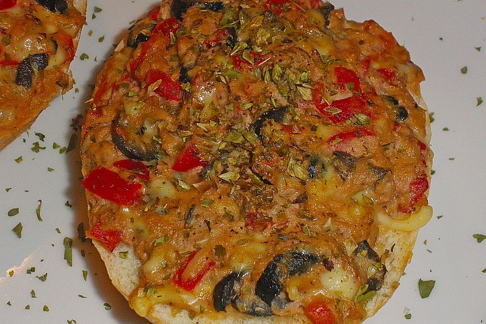 Thunfisch - Pizzabrötchen