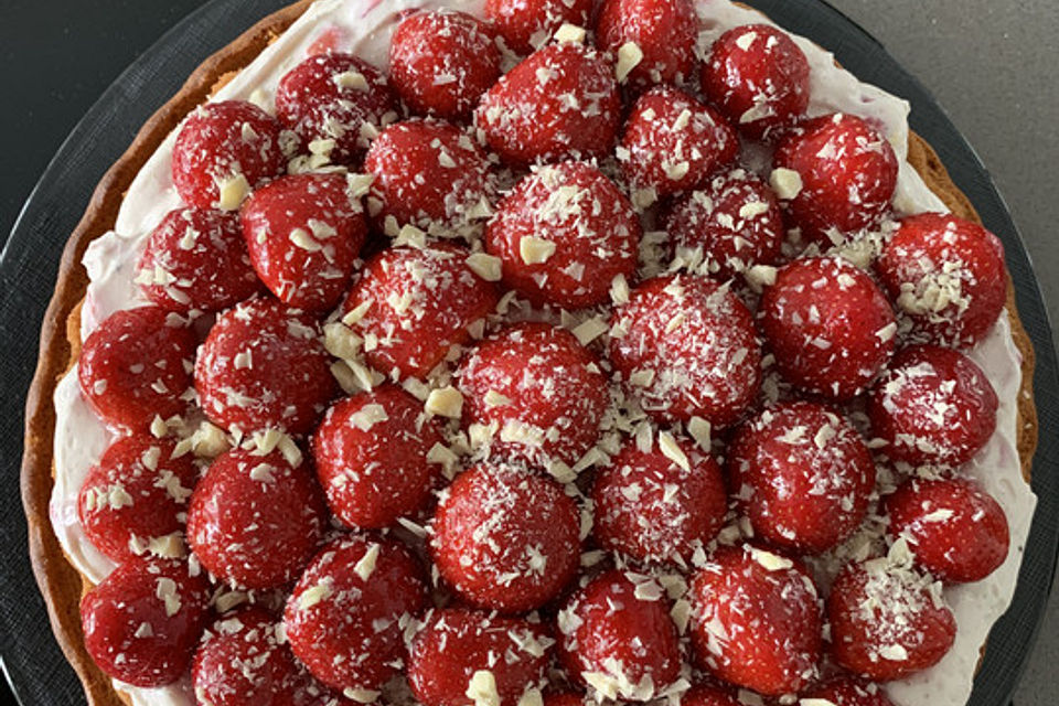 Mascarpone-Erdbeerkuchen