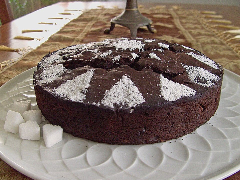 Schokoladenkuchen mit Birnen von IrisFJ| Chefkoch