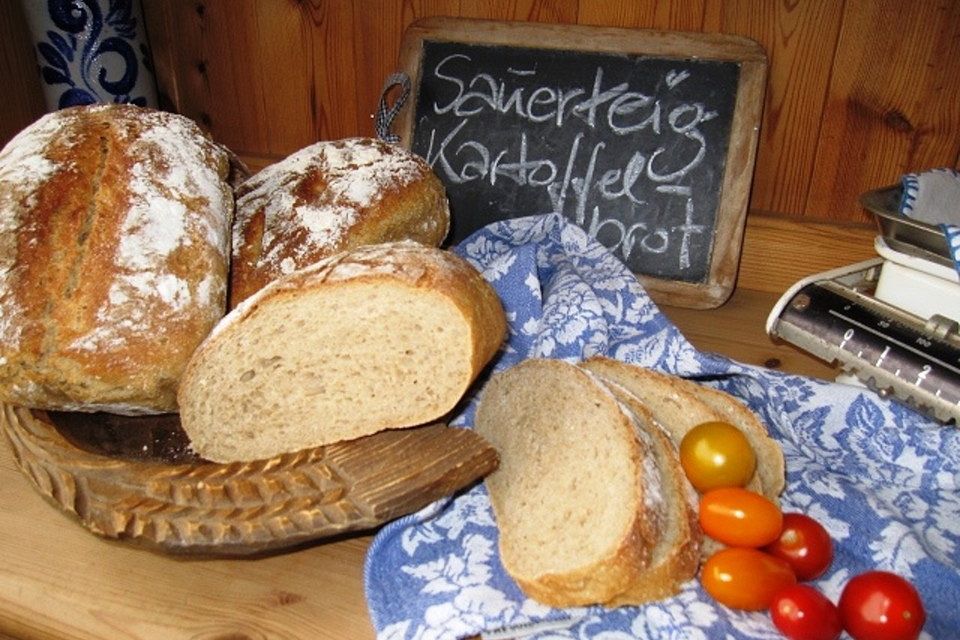 Sauerteig - Kartoffelbrot