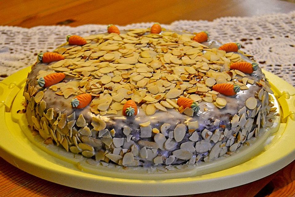 Saftiger Möhrenkuchen