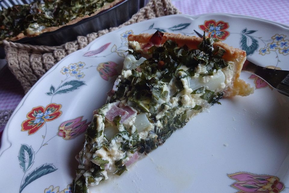 Spargel - Bärlauch Quiche