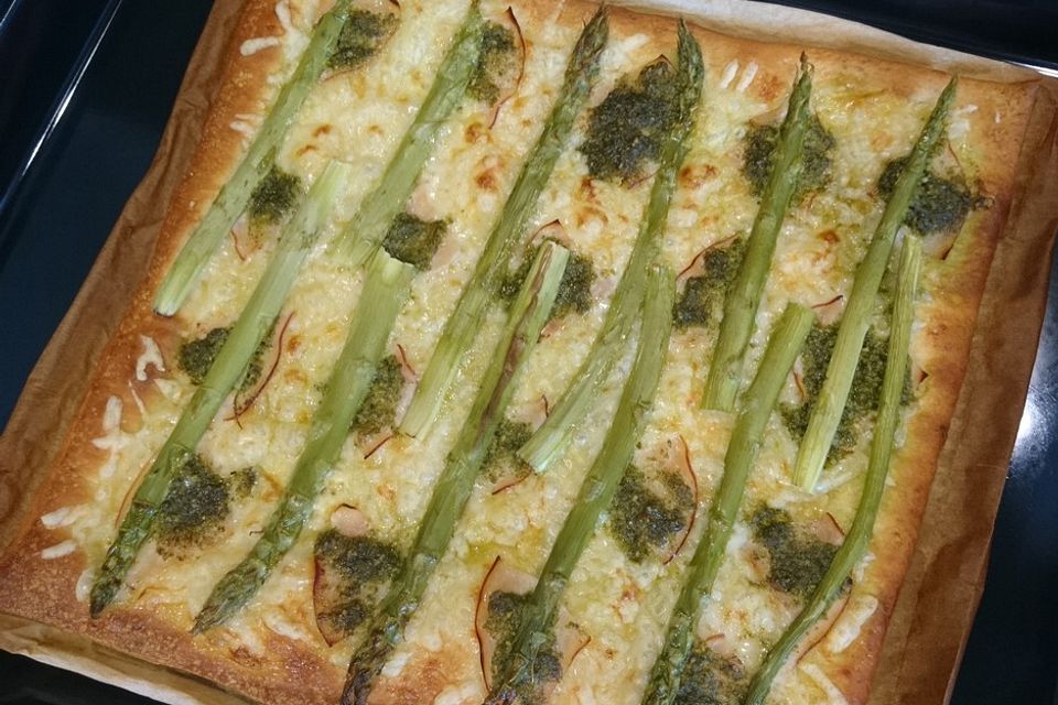 Spargel - Bärlauch Quiche