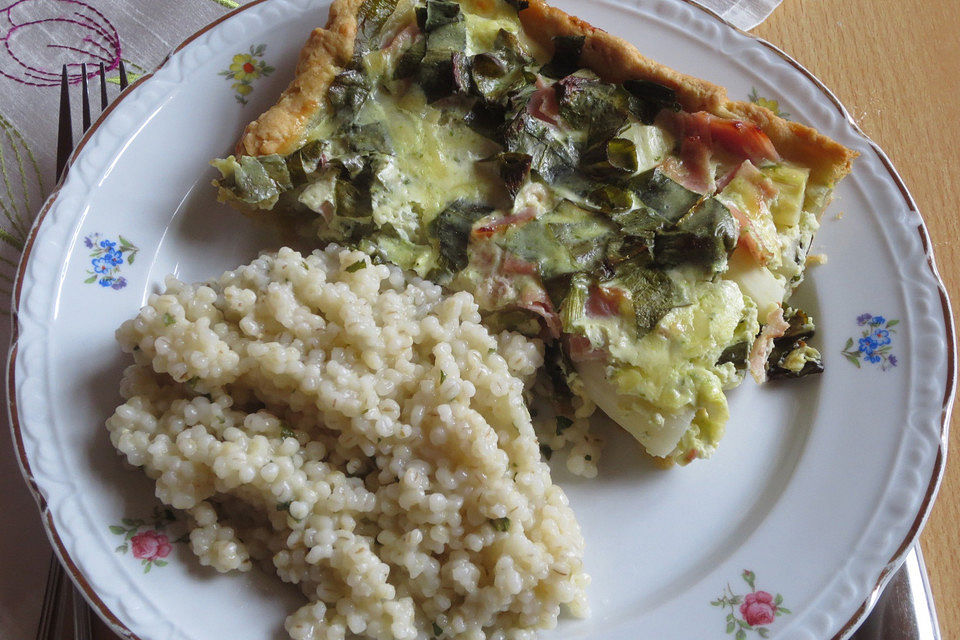 Spargel - Bärlauch Quiche