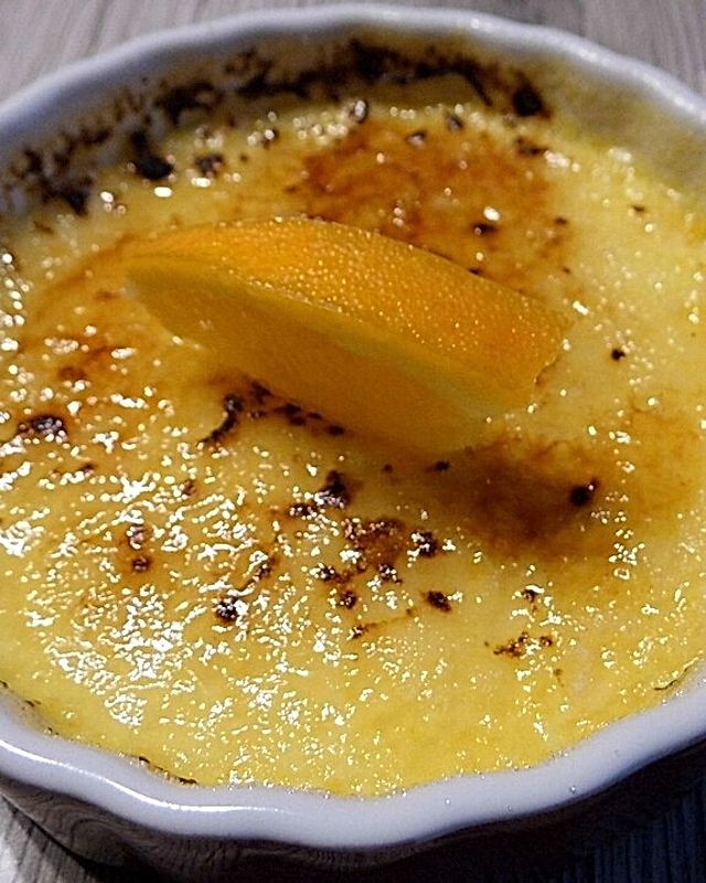 Orangen - Crème brûlée