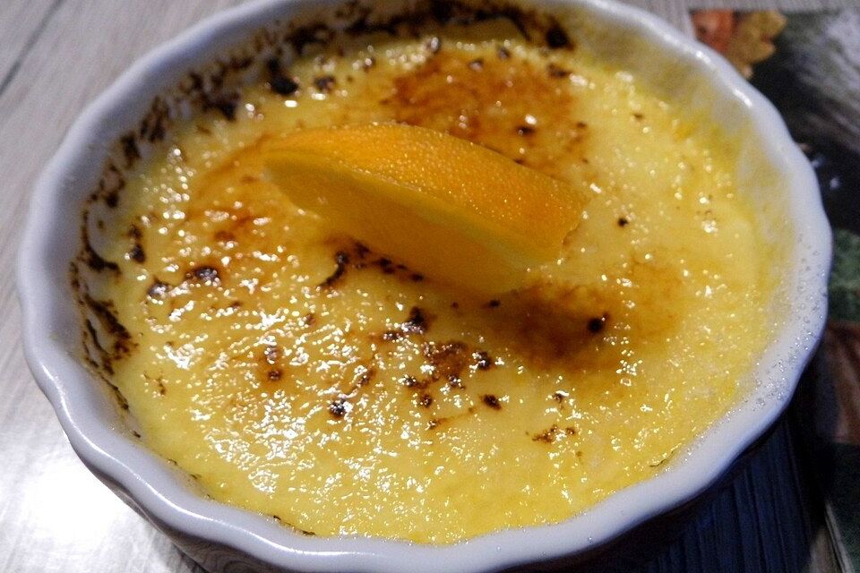 Orangen - Crème brûlée