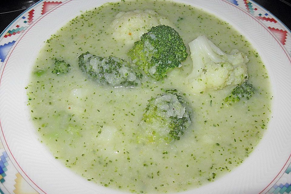 Blumenkohl - Brokkoli Suppe