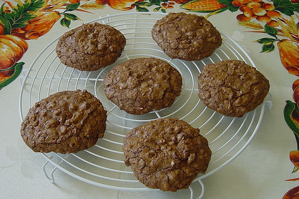 Chocolate - Mokka - Nuss Cookies