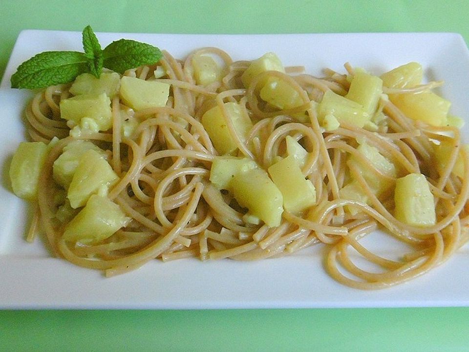 Spaghetti Curry - Ananas| Chefkoch