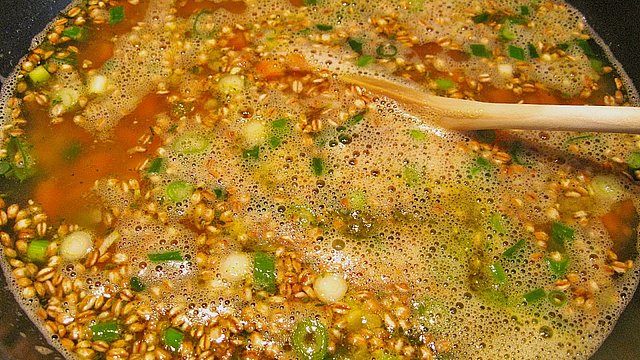 Eblypfanne mit Gemüse und Frischkäse von nat17