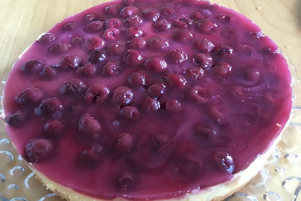 Schmandkuchen mit Kirschen Schmandkuchen mit Kirschen