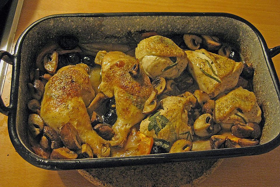 Hähnchen mediterran