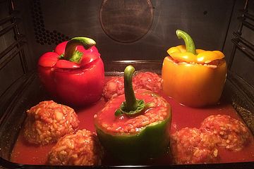 Gefullte Paprika Von Erdbeerjoghurt89 Chefkoch