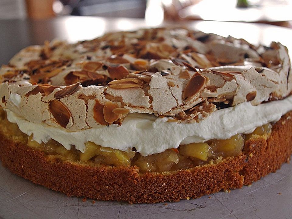 Apfel - Baiser - Torte von hilda | Chefkoch