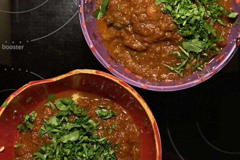 mangobears afrikanisches Gulasch mit Mangos