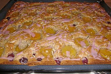 Fruchtiger Mohn Blechkuchen Von Alcar75 Chefkoch