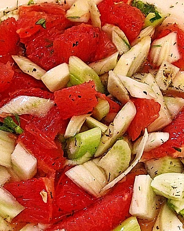 Fenchel - Grapefruit Salat