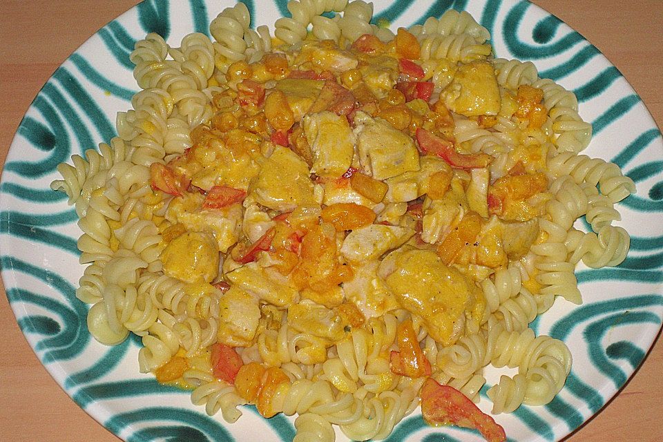 Kürbis - Hähnchenpfanne Kürbis - Hähnchenpfanne