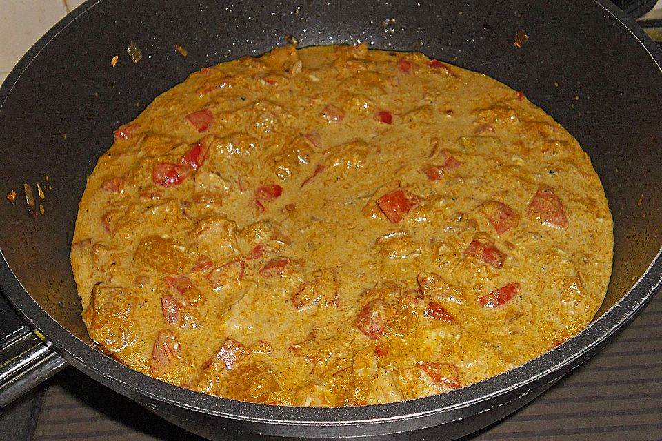 Kürbis - Hähnchenpfanne Kürbis - Hähnchenpfanne