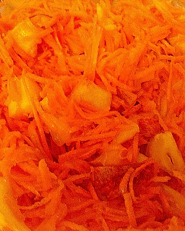 Karotten - Pfirsich - Salat
