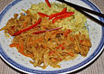 Asiatische-Chicken-Weisskohl-Pfanne