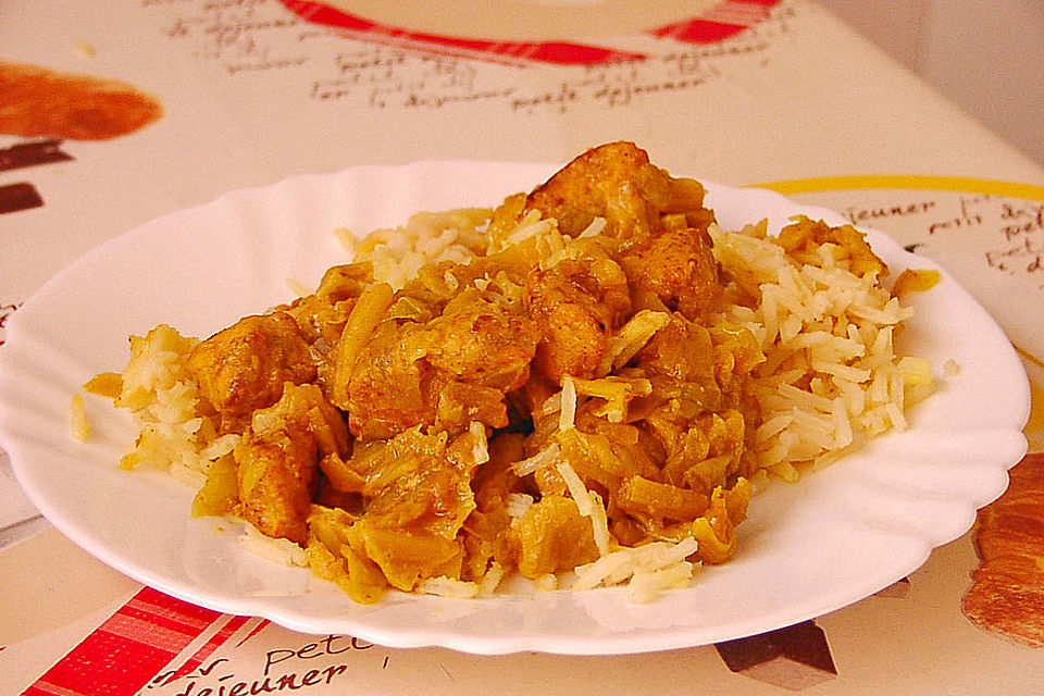 Asiatische Chicken - Weißkohl - Pfanne