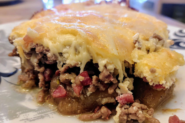 Gratin vom Muskatkürbis mit Hackfleisch von vheinke| Chefkoch