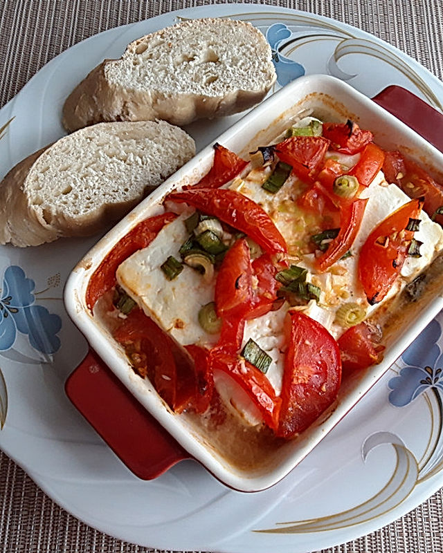 Gebackener Feta mit Tomaten