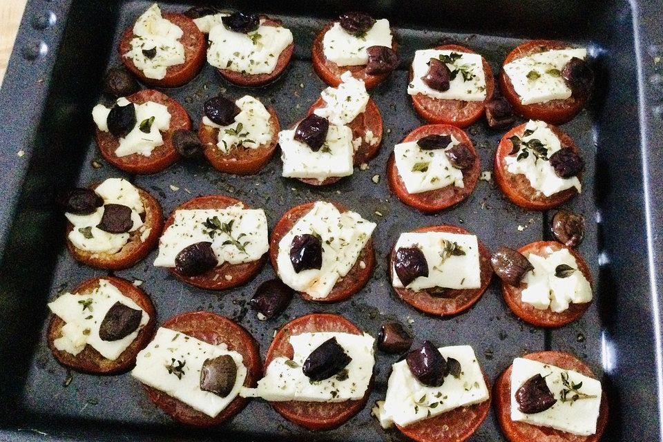 Gebackener Feta mit Tomaten