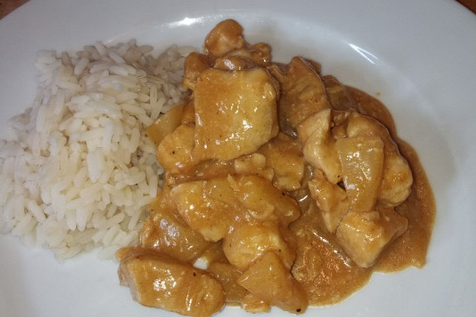 Hähnchencurry mit Ananas