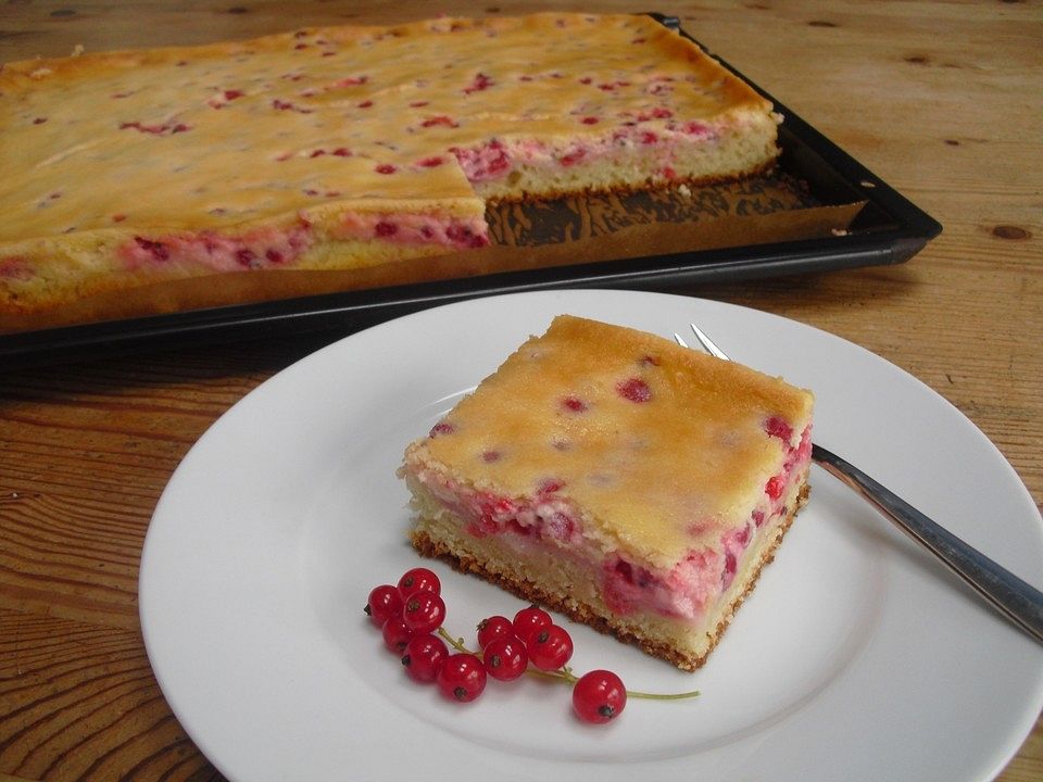 Blechkuchen mit Obst und Schmandcreme von Bikerbiggi| Chefkoch