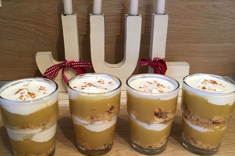 Weihnachtliches Apple Trifle