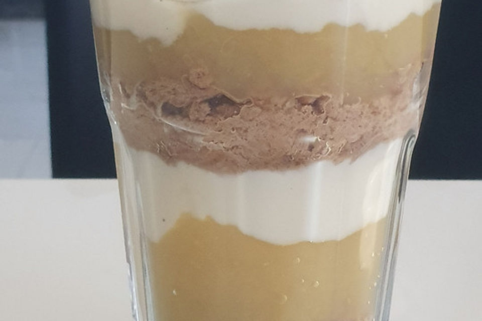 Weihnachtliches Apple Trifle