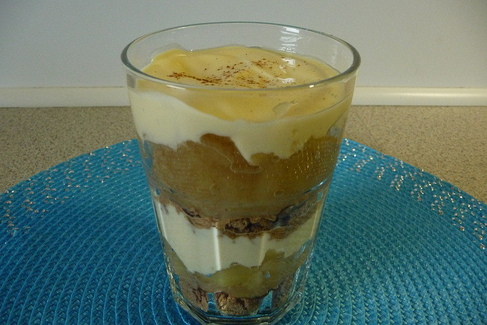 Weihnachtliches Apple Trifle