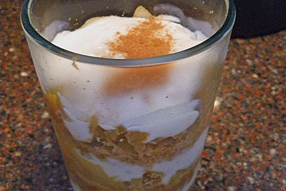 Weihnachtliches Apple Trifle