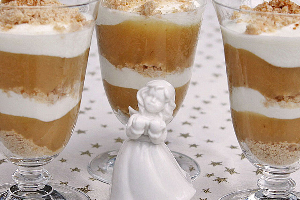 Weihnachtliches Apple Trifle