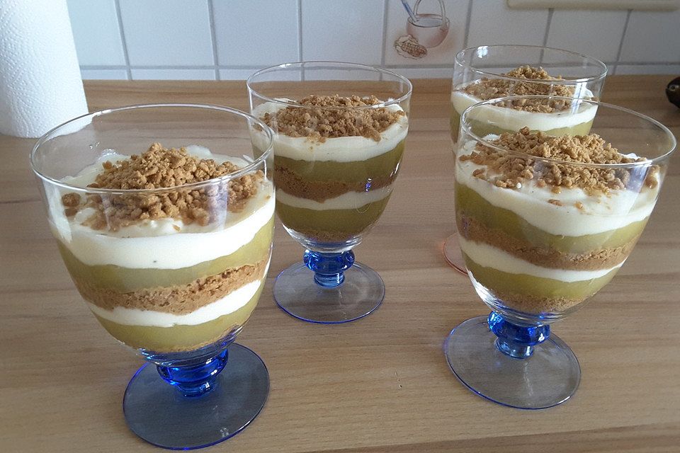 Weihnachtliches Apple Trifle