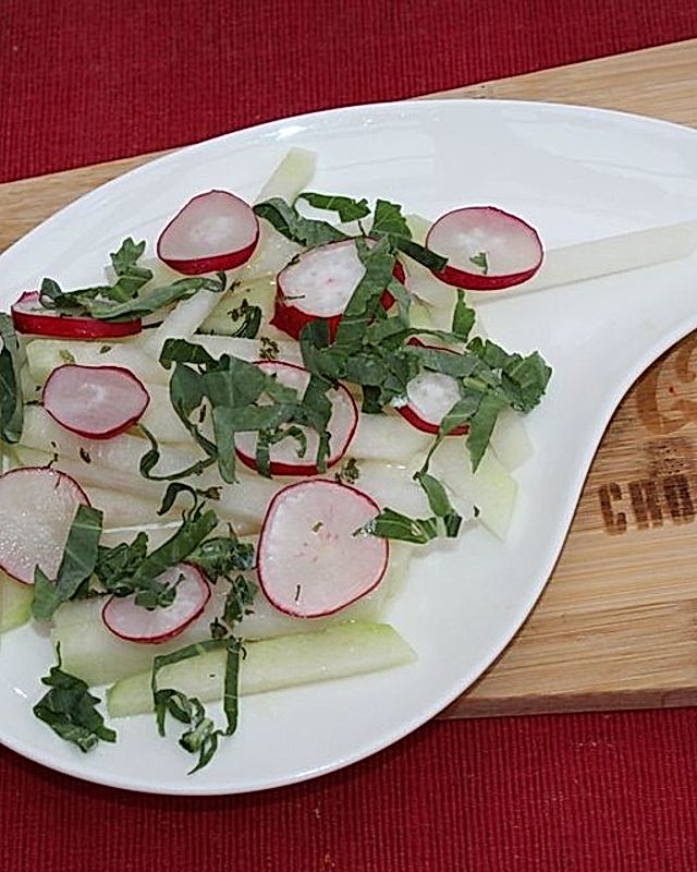 Kohlrabi - Radieschen Salat