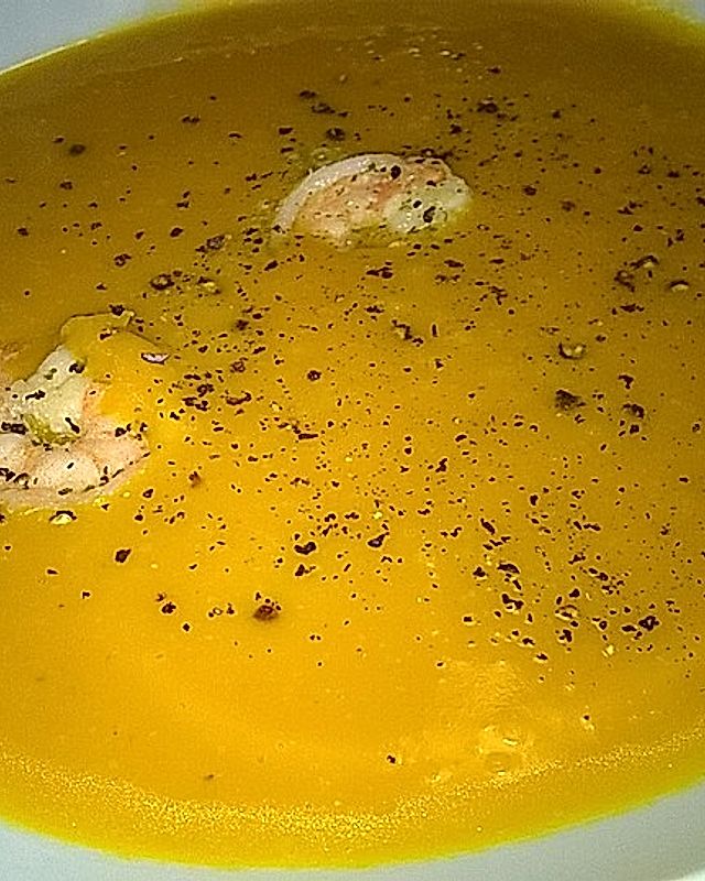 Kürbissuppe mit Kokosmilch