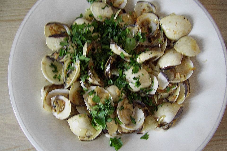 Vongole in Kräuter - Weißwein Sauce