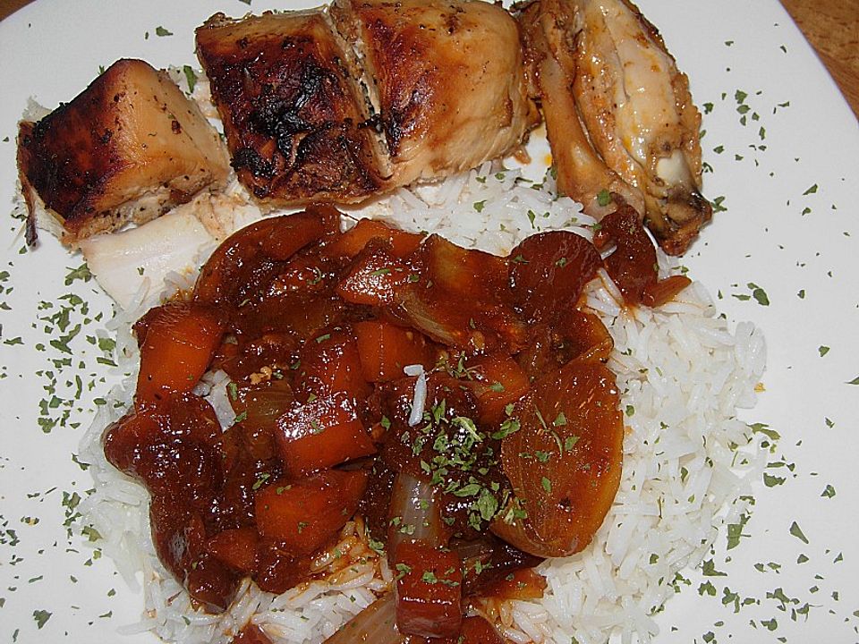 Pfefferhähnchen rotgeschmort von falfala| Chefkoch