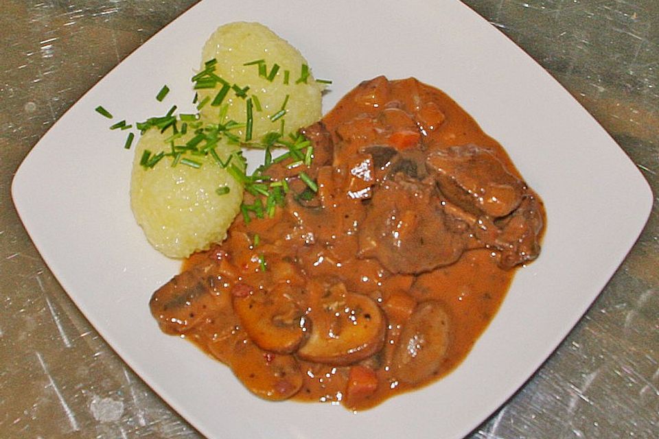 Pilz - Hirsch Ragout