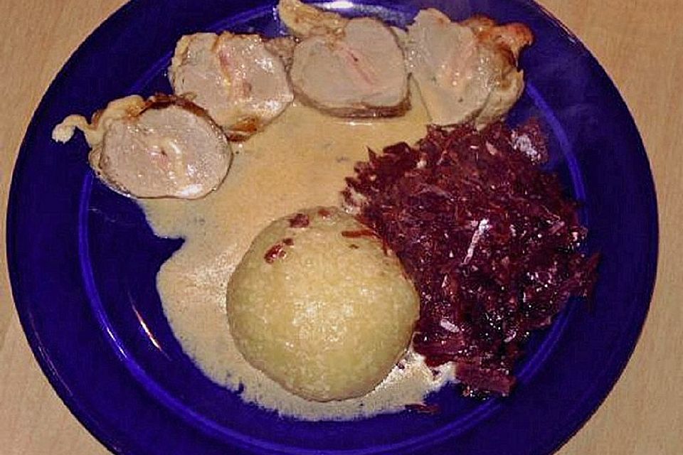 Gefülltes Schweinefilet