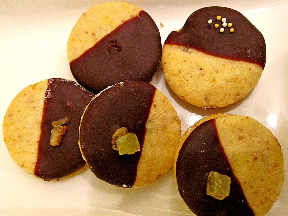 Schoko - Orangen Plätzchen von Nunja| Chefkoch