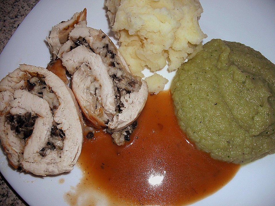 Hähnchenroulade mit Gorgonzola und Oliven von Villenbach| Chefkoch