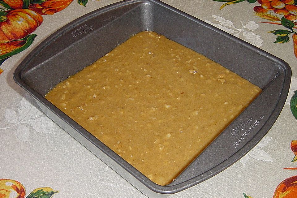 Blondies mit Walnüssen und feinem Zimtgeschmack