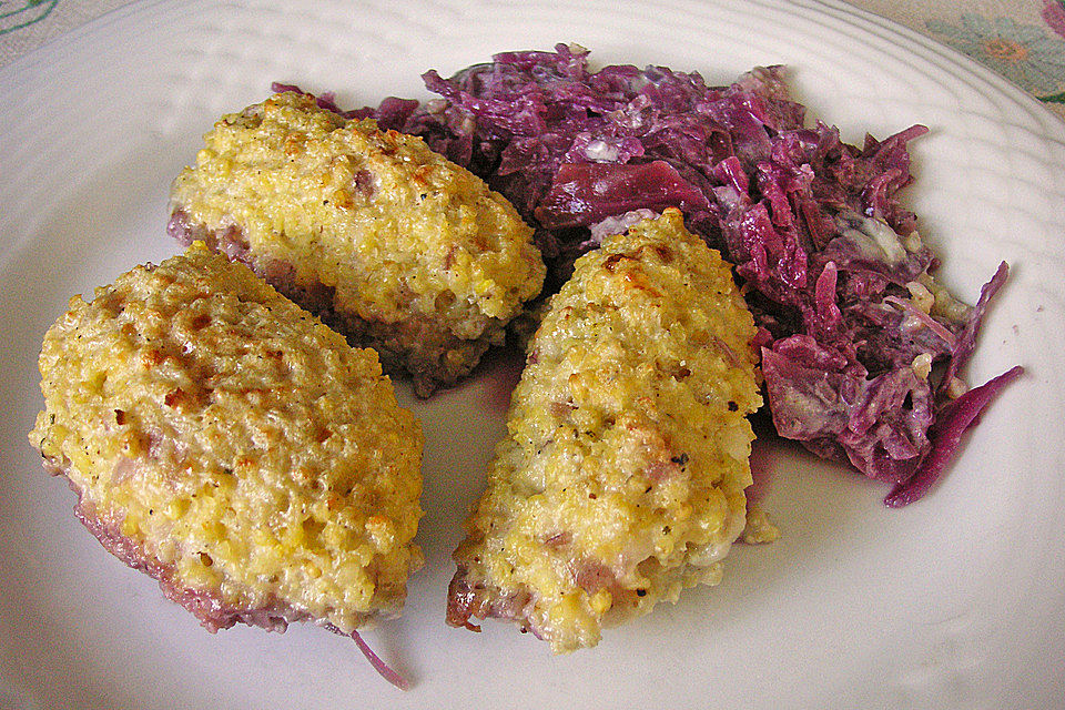 Rotkohl-Hirse-Gratin