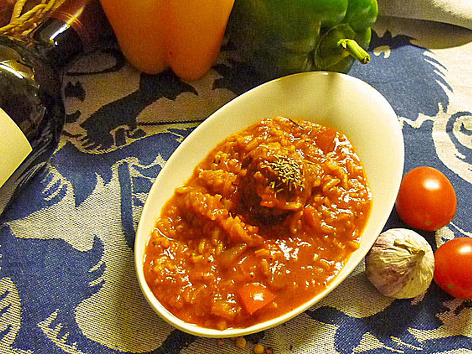 Tomatensuppe mit Fleischklößen von Jicky| Chefkoch